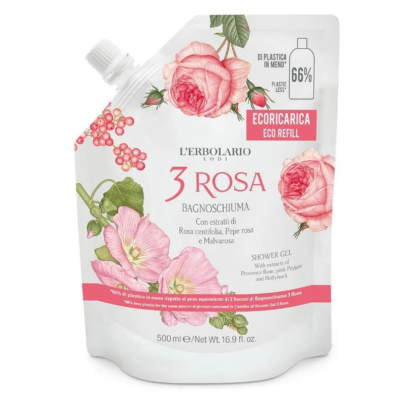Bagnoschiuma-Ricarica-3-Rosa-500Ml-L'Erbolario