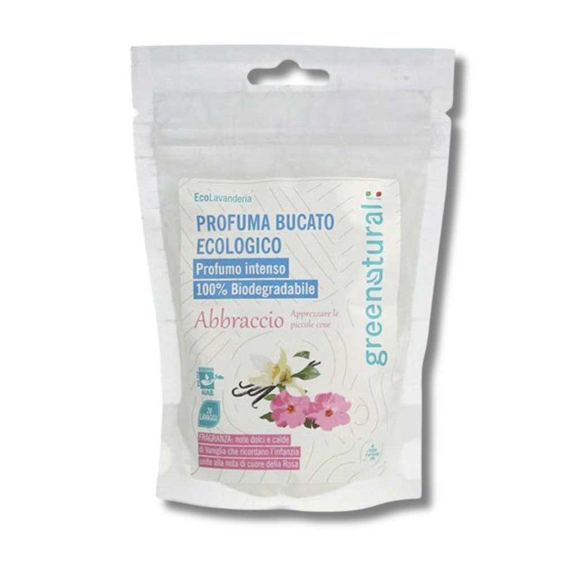 Profuma-Bucato-Abbraccio-Vaniglia-e-Rosa-120Gr-Green-Natural
