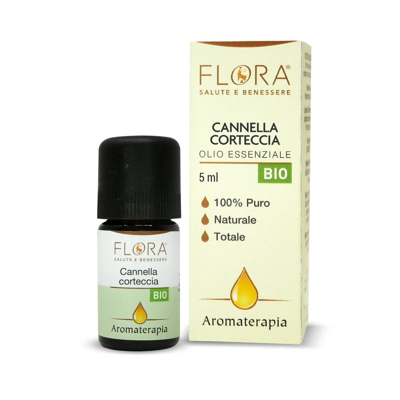 Olio-Essenziale-Cannella-Corteccia-60%-Bio-5Ml-Flora