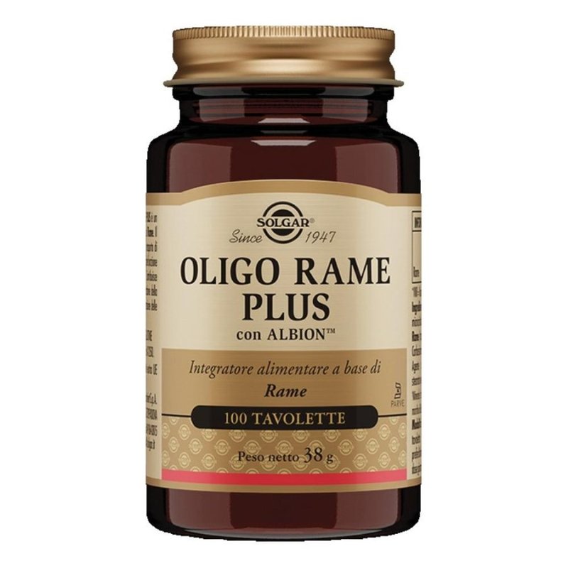 Oligo-Rame-Plus-100-Compresse-Solgar